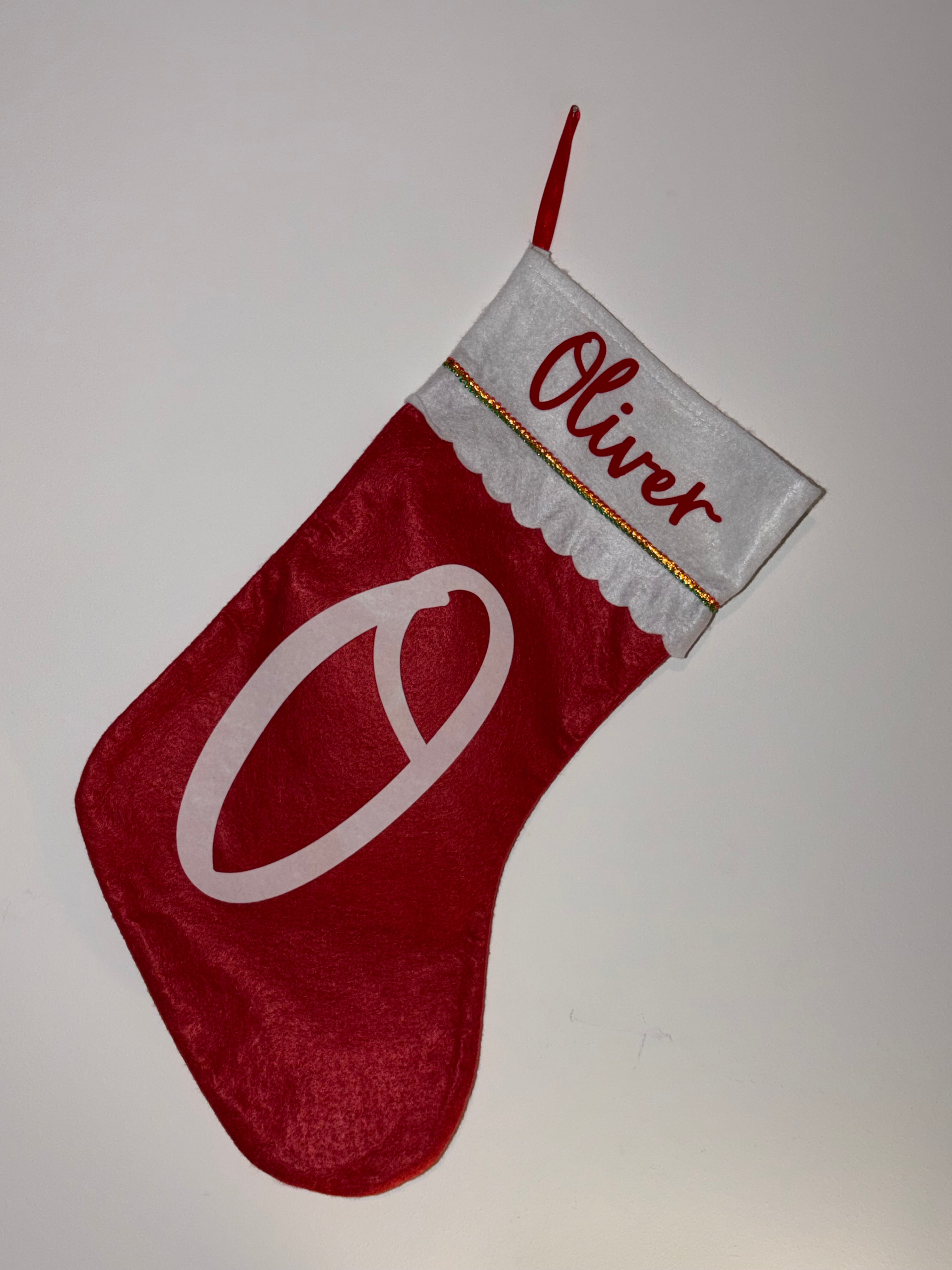 Personalised Christmas stocking