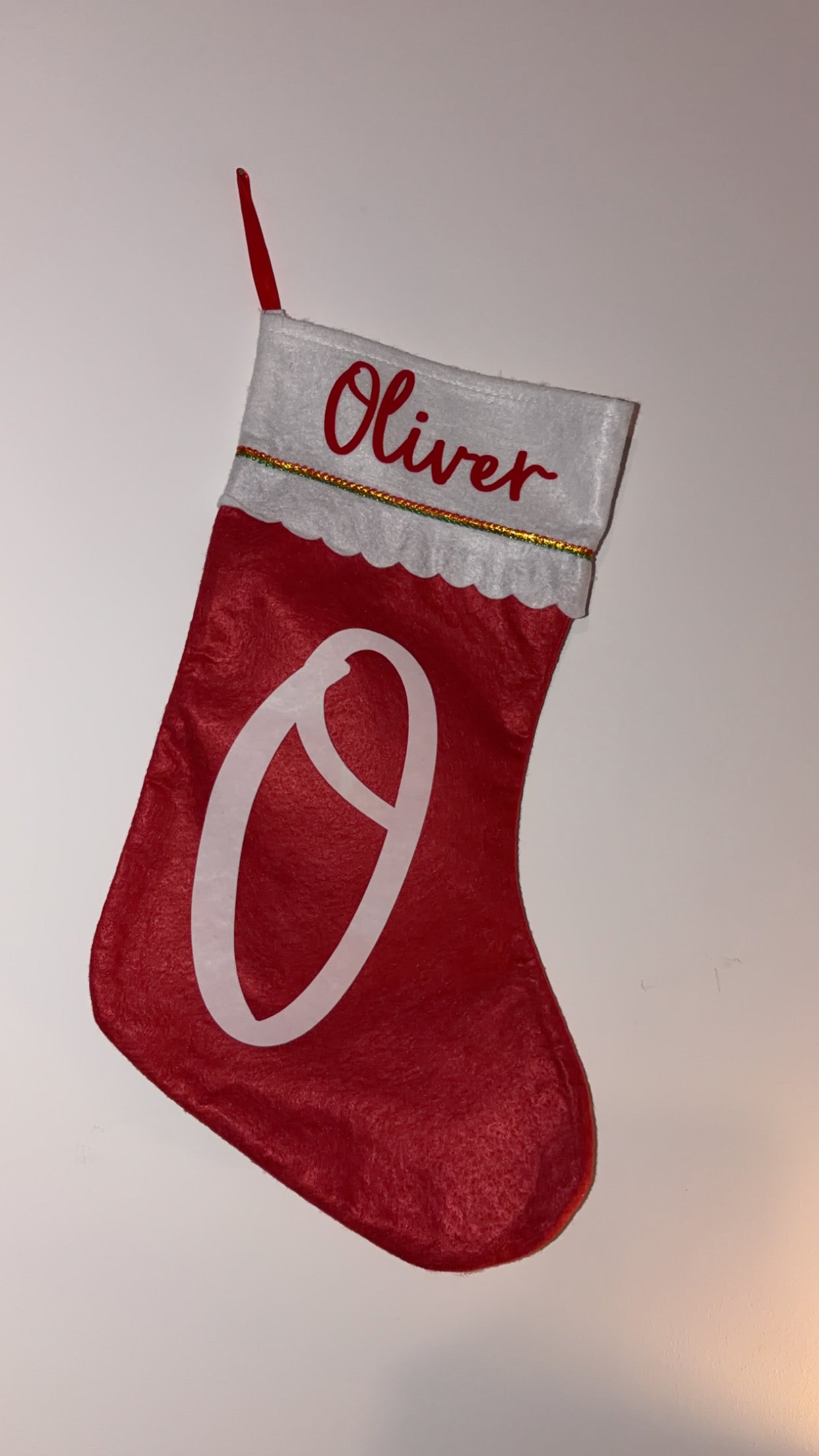 Personalised Christmas stocking