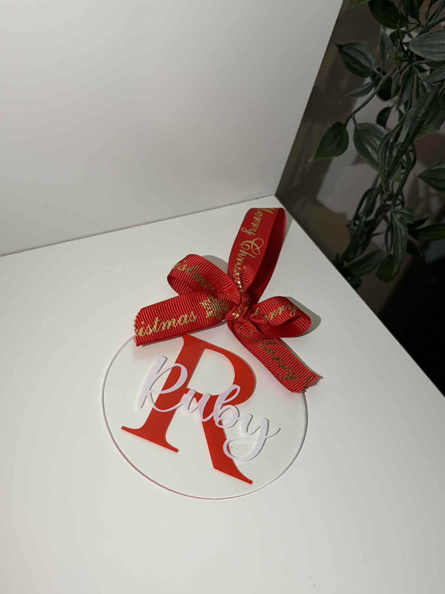 Personalised Vinyl Bauble