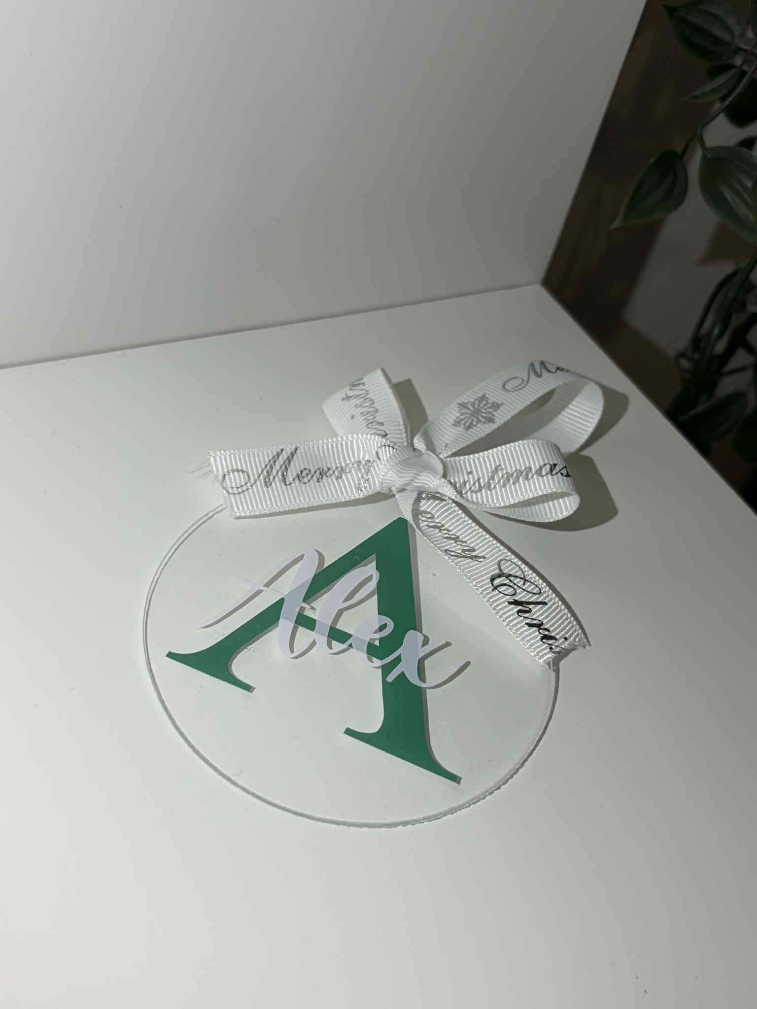 Personalised Vinyl Bauble